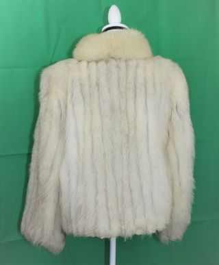 Vintage Women ' s SAGA FOX Fur Coat Jacket Size L 4
