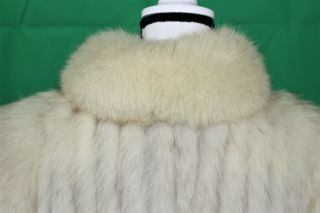 Vintage Women ' s SAGA FOX Fur Coat Jacket Size L 5