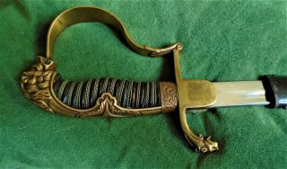 VERY RARE GERMAN IMPERIAL 1902 GARDE DU KORPS MONOGRAMMED OFFICER SWORD 3