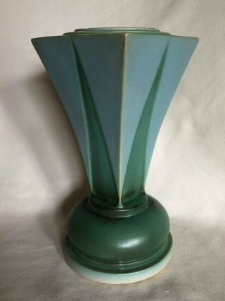 Vintage Art Deco Roseville Shooting Star Vase 392 - 10 1920s Futura Great Cond.