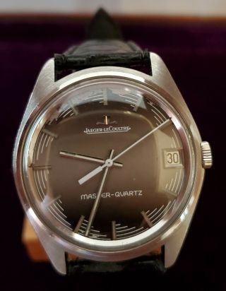 Vintage 1970s Jaeger Lecoultre Master Quartz Wrist Watch