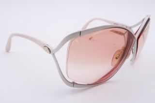 Vintage Christian Dior 2056 Rx Sunglasses Frames 67[]03 White Butterfly 70 B085