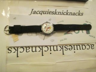 Disney Mickey Mouse Vintage Mechanical 17 Jewel Wristwatch Rare Watch 17j
