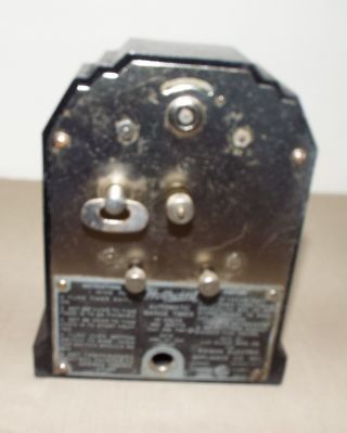 VINTAGE 1920 HOTPOINT AUTOMATIC RANGE TIMER ART DECO DESIGN LUX CLOCK MFG CO. 8