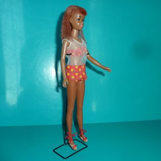 RARE FIRST ISSUE BLACK / COLORED FRANCIE BARBIE DOLL w/VHTF SWIMSUIT 5