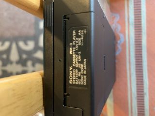 Sony Walkman All Metal Stereo Cassette Player Wm - 3 Vintage Fully Order 11