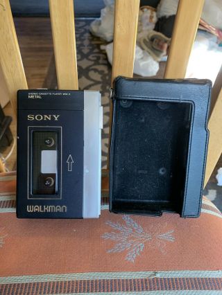 Sony Walkman All Metal Stereo Cassette Player Wm - 3 Vintage Fully Order 7