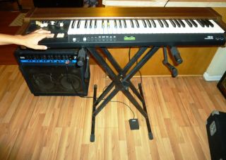 Vintage Hammond Xb - 2 Electronic Organ Keyboard With Mars Travel Case