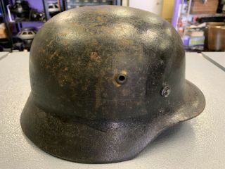Vintage Wwii German Military Luftwaffe Helmet