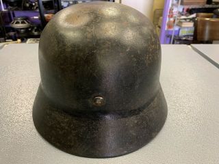 Vintage WWII German Military Luftwaffe Helmet 4