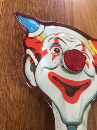 Look A Like FOOEY FACE Vintage License Plate Topper Clown 1930’s 1940’s 1950’s 3