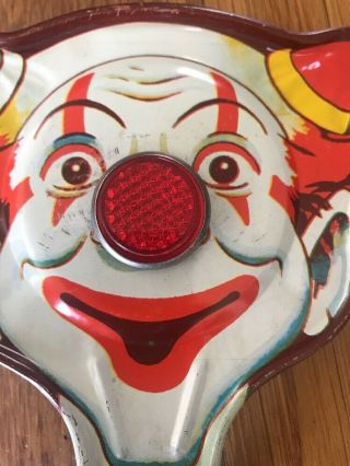 Look A Like FOOEY FACE Vintage License Plate Topper Clown 1930’s 1940’s 1950’s 5