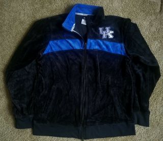 Rare Vtg Nike University of Kentucky Basketball Velour Sweatsuit Size L 2