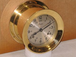 Chelsea Ships Bell Clock Boston Model 4 1/2 " Dial 1978 Restored
