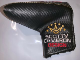 Rare 2018 Scotty Cameron Milled Putters Headcover Fits Mid Mallet Golo Crown