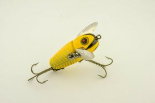 Heddon Crazy Crawler Minnow Lure Yellow Shore Model 2120 Slick Db1