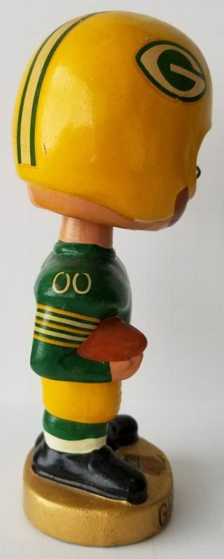 Vintage Green Bay Packers Football Player Bobble Head Nodder 1960 ' s 6