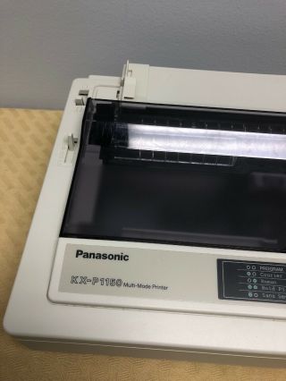 Vintage Panasonic KX - P1150 Dot Matrix Printer With Cable & Ink Cartridge Bundle 3