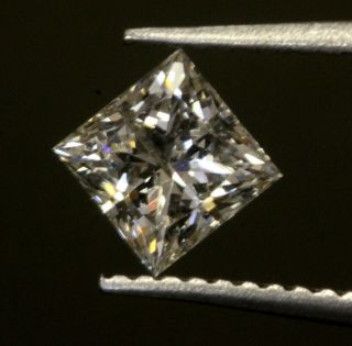 GIA loose certified.  80ct I2 J Princess diamond vintage estate antique 3