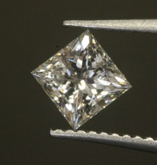 GIA loose certified.  80ct I2 J Princess diamond vintage estate antique 4