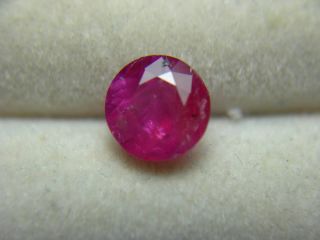 very rare UNHEATED Red RUBY gem Natural GIA Certified certificate fluorescent rd 4