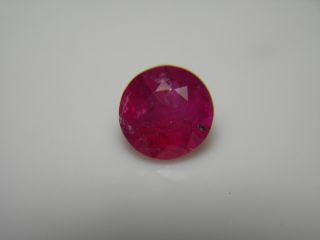 very rare UNHEATED Red RUBY gem Natural GIA Certified certificate fluorescent rd 5