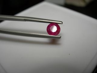 very rare UNHEATED Red RUBY gem Natural GIA Certified certificate fluorescent rd 7