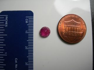 very rare UNHEATED Red RUBY gem Natural GIA Certified certificate fluorescent rd 9