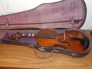 Vintage Giovan Paolo Maggini Brescia 1624 Violin W/case & Dodd Bow