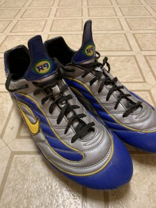 Nike Mercurial R9 1998 World Cup Ronaldo Brazil Vintage Rare US Size 11.  5 5