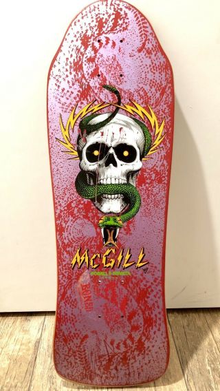 Vintage Powell Peralta 1987 Mike Mcgill Skateboard Deck Only