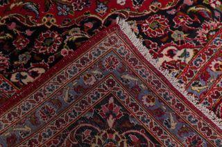 Wool Handmade Traditional Floral One - of - a - Kind Oriental Area Rug Carpet 10 x 13 11