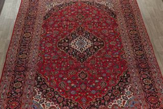 Wool Handmade Traditional Floral One - of - a - Kind Oriental Area Rug Carpet 10 x 13 3