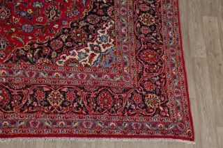 Wool Handmade Traditional Floral One - of - a - Kind Oriental Area Rug Carpet 10 x 13 6