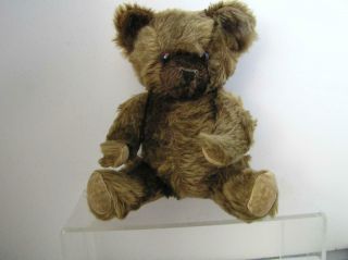Vintage 1940 ' s Brown Mohair Knickerbocker Teddy Bear fully jointed 7