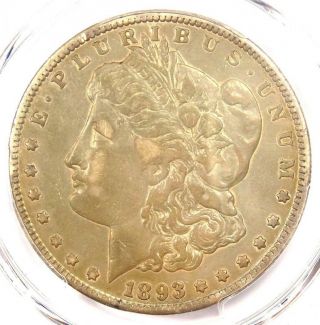 1893 - Cc Morgan Silver Dollar $1 - Pcgs Vf Details - Rare Carson City Coin