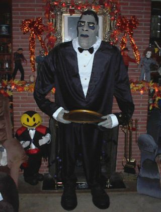 GIANT LIFE SIZE 7 FOOT LURCH the BUTLER HALLOWEEN PROP (VERY RARE) AS - IS 4