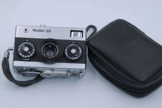 Rare Rollei 35 - 35mm Film Camera - Made In Germany - No Sn On The Back