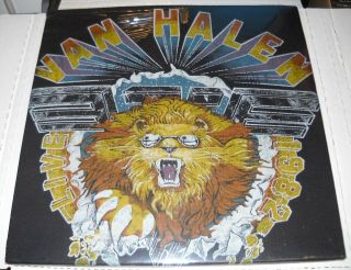 Vintage Van Halen Live 1982 " Lion " Black Adult Large T - Shirt,
