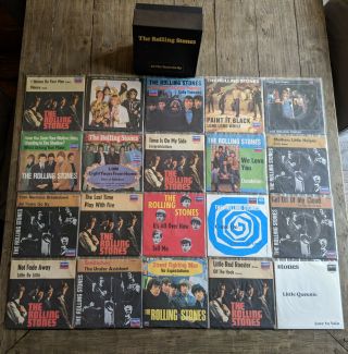 Rare The Rolling Stones 45 Box Set As The Years Go By 20 - 7 " Germany P/s Rs721