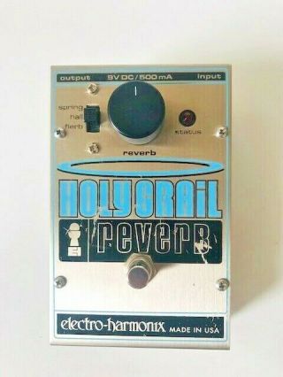 Vintage Electro - Harmonix Holy Grail Reverb Effects Pedal & Adapter