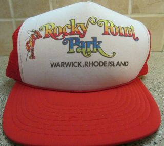 Vintage Rocky Point Warwick Rhode Island Mesh Hat Vhtf