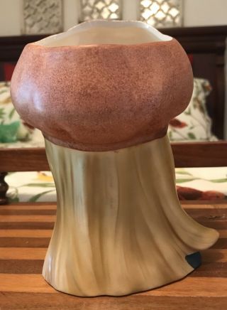 RARE & Vintage Teen Head Vase,  W/Beret,  7” 10