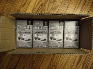Extremely Rare Axis & Allies Miniatures Eastern Front Case 12 Boosters