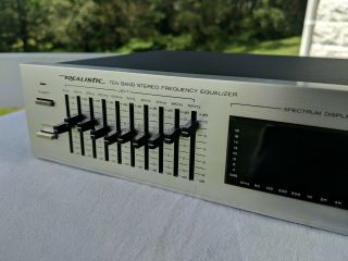 Vintage Realistic Ten Band Stereo Graphic Equalizer 2