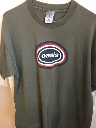 Oasis Vintage Shirt Xl 1990s Noel Liam Gallagher Britpop Indie Uk Creation Rec
