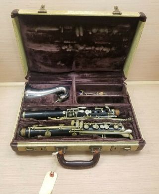 Leblanc Alto Clarinet 1965 Vintage Paris France Model 7165 Serial 1933 & 1932
