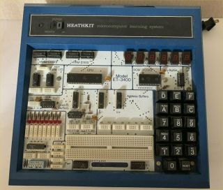 Vintage Heathkit Motorola 6800 Microcomputer Learning Sys Trainer Et - 3400