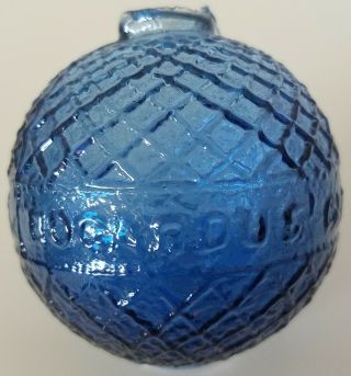 Bogardus Glass Target Ball Sapphire Blue