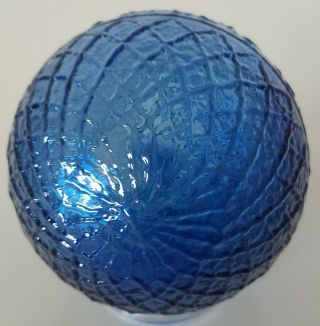 BOGARDUS GLASS TARGET BALL SAPPHIRE BLUE 2